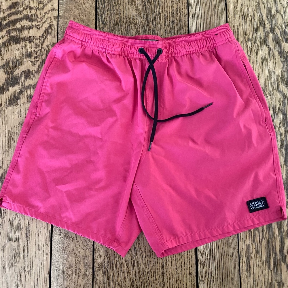 O’NEIL SOLID VOLLEY 16” SWIM TRUNKS MENS MEDIUM
